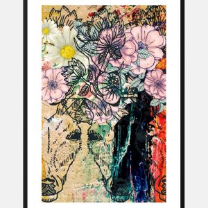 Flowers and colors plakat