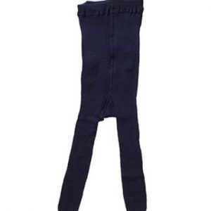 Hirsch leggings uld/bomuld - mørkeblå