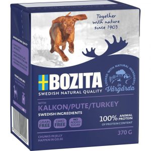 Imazo - Bozita Naturals Kalkun, Vådfoder 370gr - Dog Food