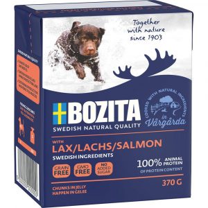 Imazo - Bozita Naturals Laks, Vådfoder 370gr - Dog Food