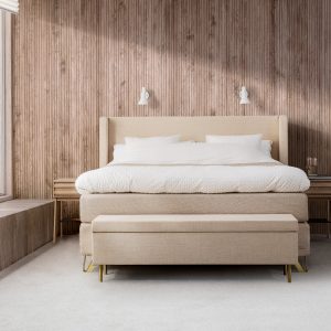 Jensen - Supreme Kontinentalseng 140x210 cm - En halvanden mands seng med ekstra længde