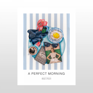 Kunstplakat "A perfect morning" 30 x 40 cm.