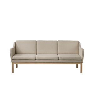 L43 MK46 Sofa, beige tekstil af Mogens Koch