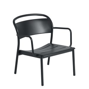 Linear Steel Lounge Chair fra Muuto (Anthracite black)