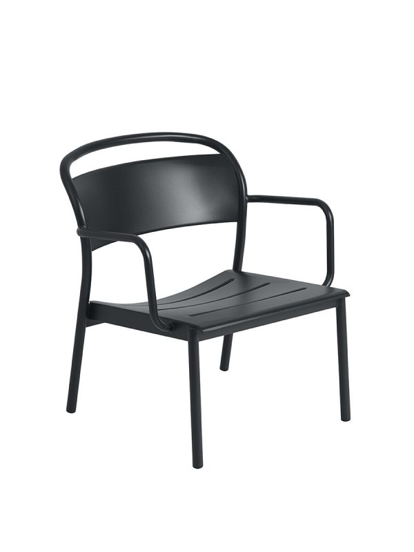Linear Steel Lounge Chair fra Muuto (Anthracite black)