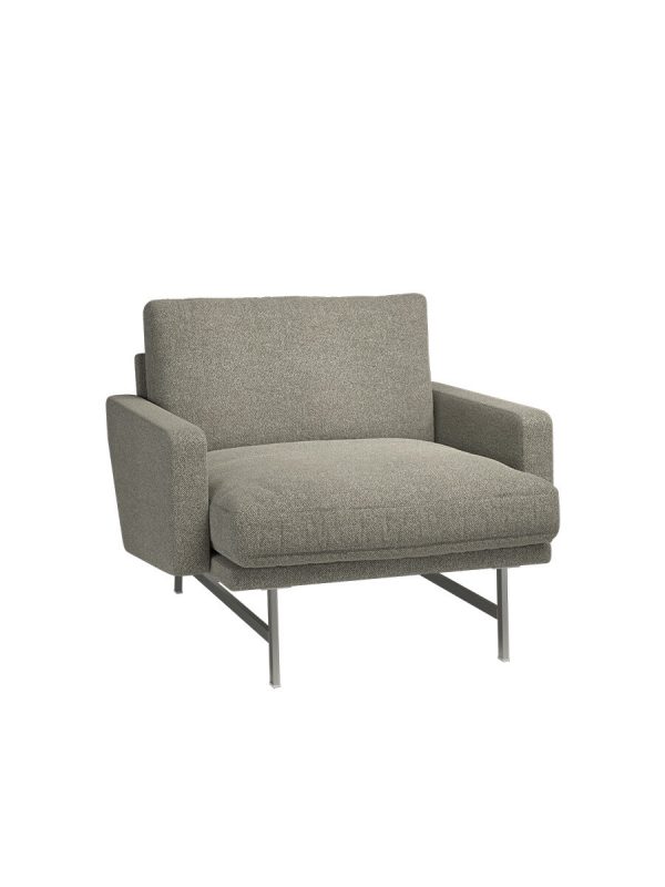 Lissoni PL111S Lounge Chair, Moss 015 fra Fritz Hansen
