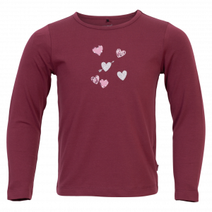 Me Too Pige Langærmet t-shirt - Rhododendron - 92