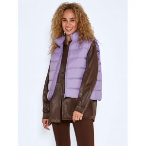 Noisy May dame vest NMMARCUS - Chalk Violet