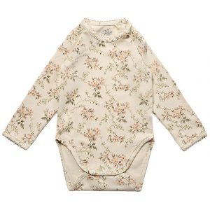 Petit by Sofie Schnoor Body l/æ - Sand m. Blomster