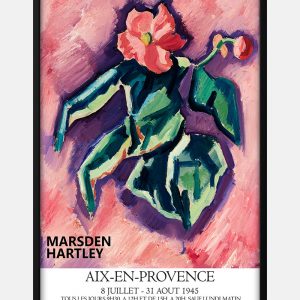 Pink Begonias - Marsden Hartley plakat