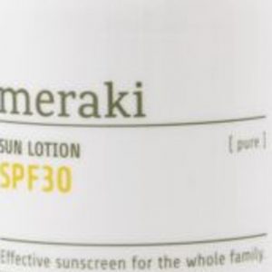 Pure, Sun lotion by Meraki (D: 6 cm. x H: 16 cm., Hvid/Gul)