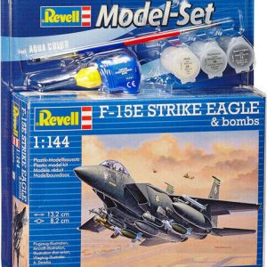 Revell - F-15e Strike Eagle Male Byggesæt Modelfly - 63972