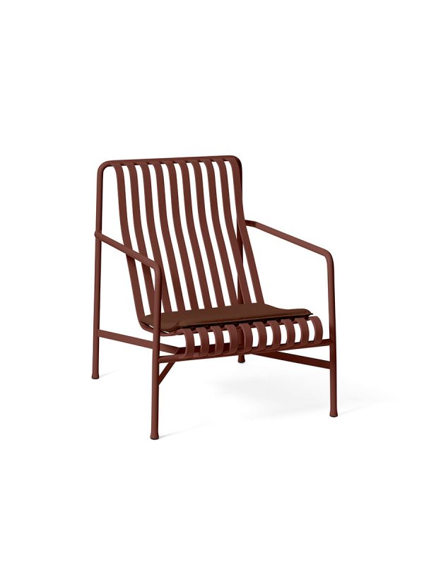 Sædehynde til Palissade Lounge Chair high & low, iron red fra Hay