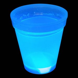 Selvlysende uv neon kop blå - 350 ml