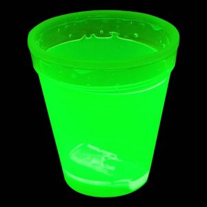 Selvlysende uv neon kop grøn - 350 ml