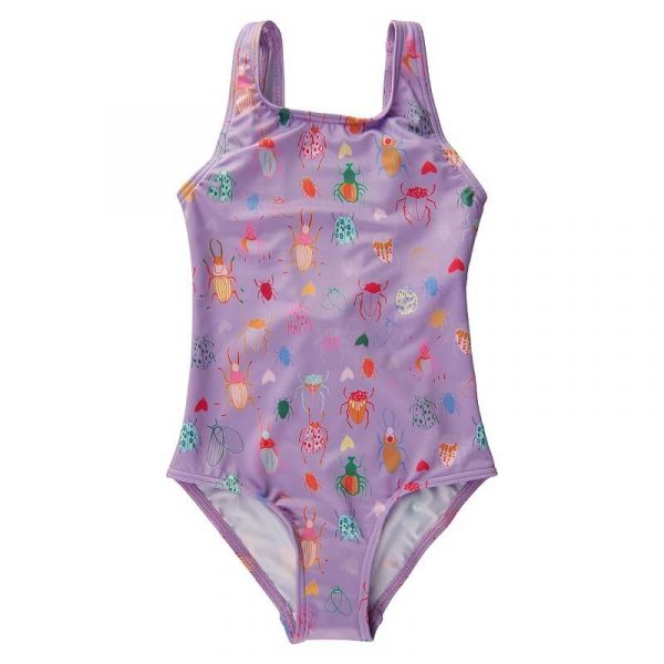 Soft Gallery - SG Darlin Bugs Swimsuit - Pastel Lilac - 122/7 år