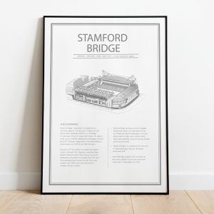 Stamford Bridge Chelsea - stadion plakat