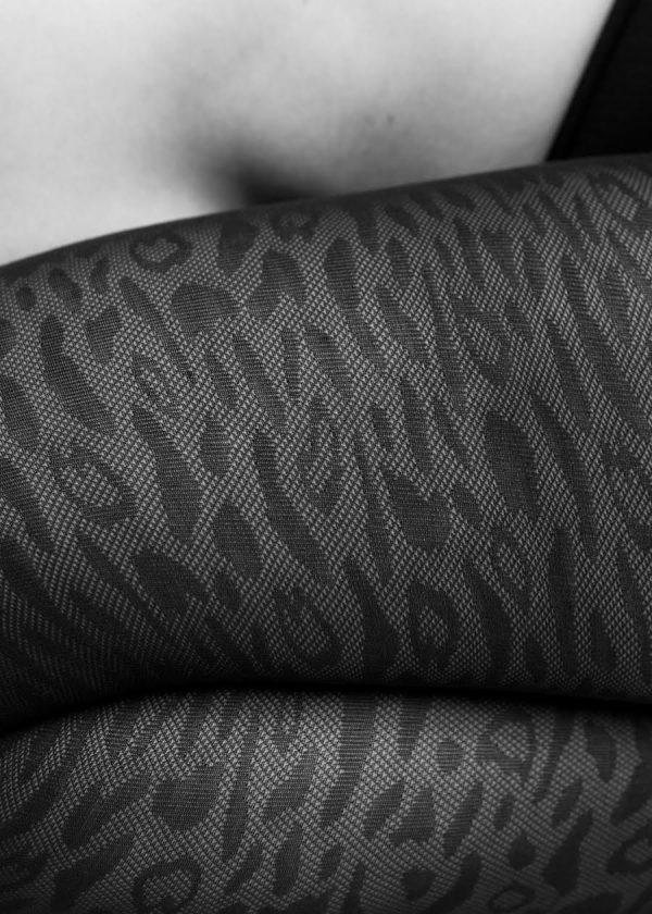 Swedish Stockings | Emma Leopard Tights - XL