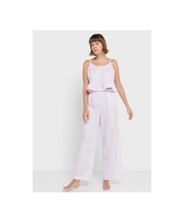 Vero Moda pyjamasbukser i lyserød til kvinder
