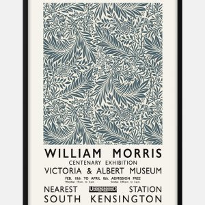 William Morris grey plakat