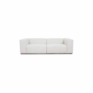 Bilbao XL 2 personers sofa, råhvid