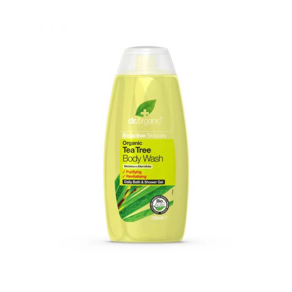 Dr. Organic - Økologisk Body Wash Med Tea Tree - 250 Ml