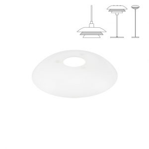 Dyberg Larsen reserveglas til DL20 lamper, midterste skærm (universal)