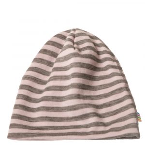 Hat, dobbelt lags - Pink Stripe - 45 CM