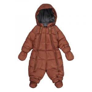 Mikk-Line - Puff Baby Suit w. Acc Rec Flyverdragt - Mink - 74