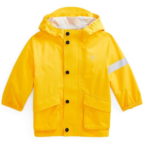 Ralph Lauren Baby Boy Dobby Rain Jacket Yellow - Str. 9 mdr