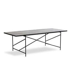 Spisebord 230, hvid marmor fra HANDVÄRK (Sort)