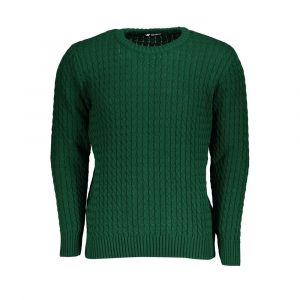U.S. Grand Polo Twist-Knit Grøn Crew Neck Sweater