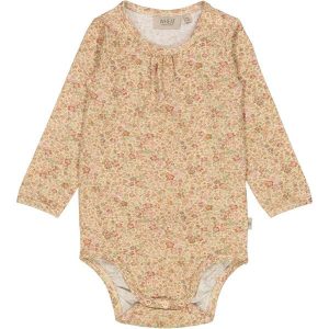 Wheat Barely Beige Small Flowers Liv Body - Str. 0 mdr