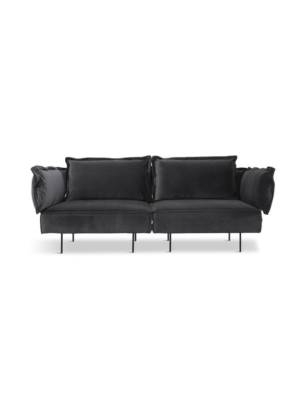 2 pers. sofa fra HANDVÄRK (Dark grey)