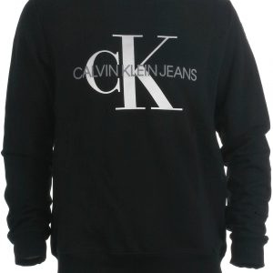 Calvin Klein sweatshirt , Monogram, sort - 140 - 10år