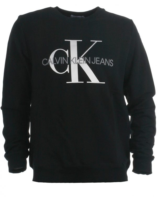 Calvin Klein sweatshirt , Monogram, sort - 140 - 10år