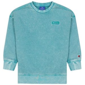 Champion Marble Wash Turkis Crewneck Sweatshirt - Str. XXL/15-16 år