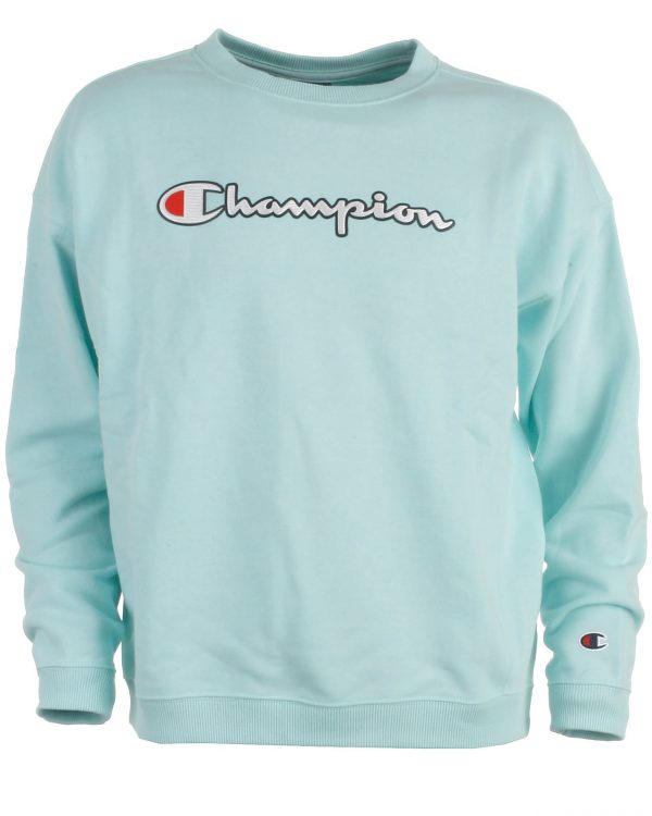 Champion sweatshirt, turkis - 152 - 11-12år