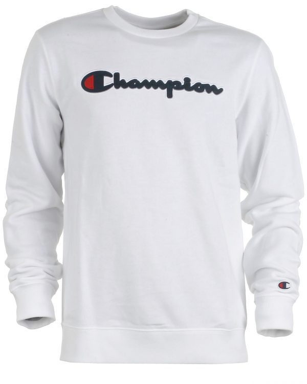 Champion sweatshirt, white - 140 - 9-10år