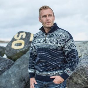 Charm - Original Norsk Sweater I Telemarks Design 100% Uld