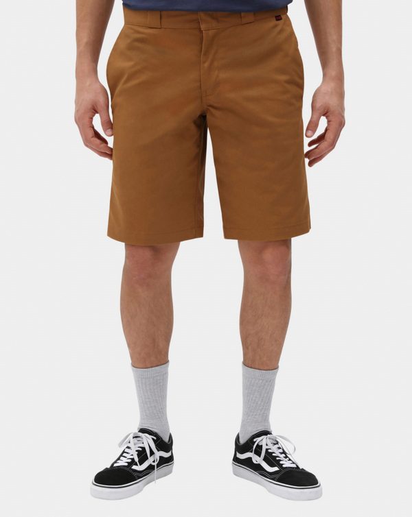 Dickies Slim Straight Shorts Flex (Brown Duck, W28)