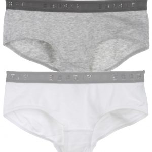 Esprit 2-pack hipsters, white/grey - 128 - 128/134