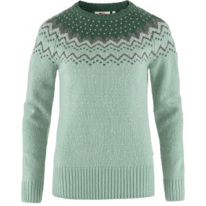 Fjällräven Övik knit sweater misty green - dep patina - XL