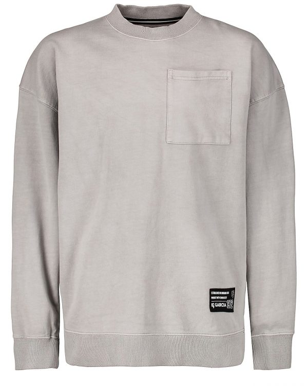 Garcia sweatshirt, cement - 140 - 140/146