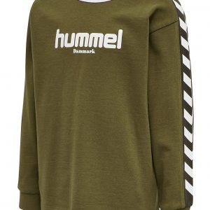 Hummel sweatshirt, Kyoto, olive - 134 - 9år