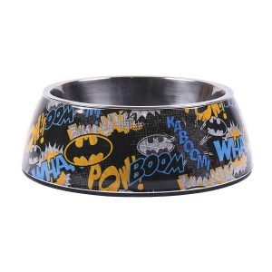 Hund Feeder Batman Melamin 410 ml Metal Multifarvet