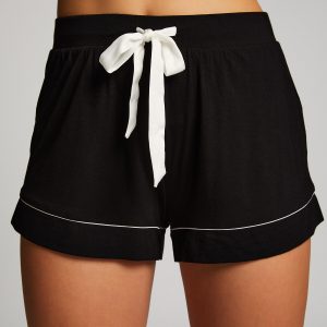 Hunkemöller Jersey Essential Shorts, Farve: Sort, Størrelse: XS, Dame