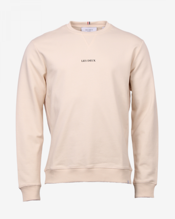 Les Deux Lens slim sweatshirt - Råhvid - Str. S - Modish.dk