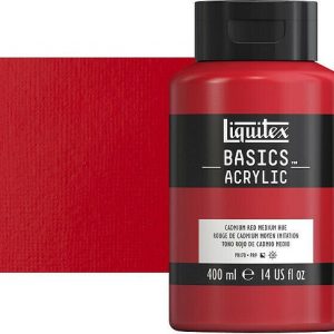 Liquitex - Basics Akrylmaling - Cadmium Red Hue 400 Ml