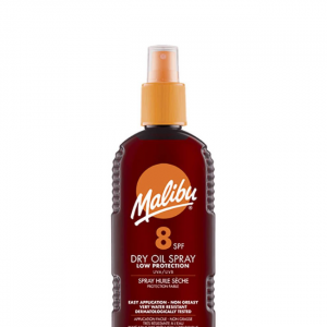 Malibu Dry Oil Spray SPF8, 200 ml.